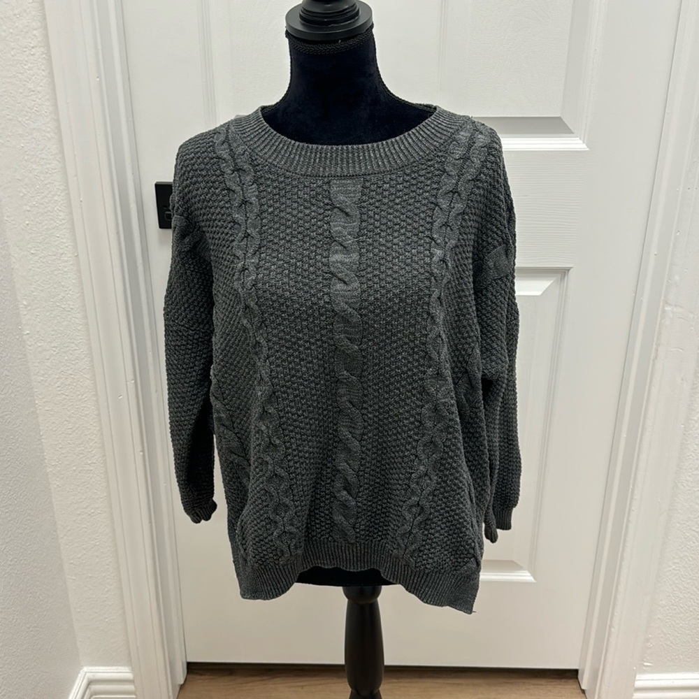 Personal collection over sized 2000’s LF cable knit oversized sweater